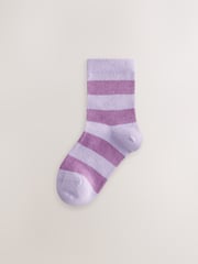 Multi 3 Pack Cotton Rich Stripe Ankle Socks - Image 2 of 6