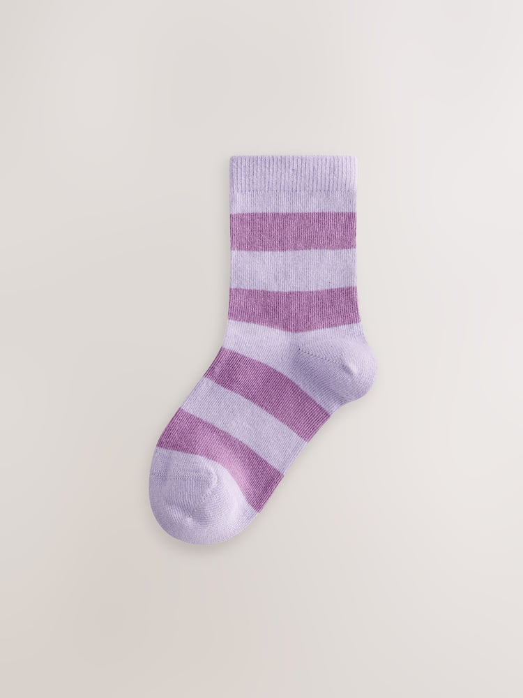 Multi 3 Pack Cotton Rich Stripe Ankle Socks - Image 2 of 6