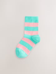 Multi 3 Pack Cotton Rich Stripe Ankle Socks - Image 4 of 6