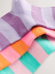 Multi 3 Pack Cotton Rich Stripe Ankle Socks - Image 6 of 6