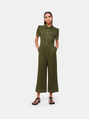Whistles Green Della Jumpsuit - Image 1 of 5
