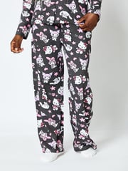 Hello Kitty x Skinnydip – Pyjama-Set in Schwarz - Bild 2 von 5
