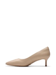 Clarks Natural Leather Adela Court Shoes - Image 2 of 7
