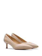Clarks Natural Leather Adela Court Shoes - Image 4 of 7