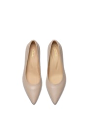 Clarks Natural Leather Adela Court Shoes - Image 5 of 7