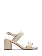 Clarks Cream Multi Ezoria Sling Sandals - Image 1 of 7