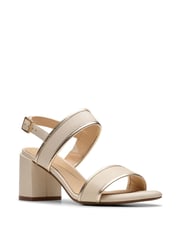 Clarks Cream Multi Ezoria Sling Sandals - Image 3 of 7