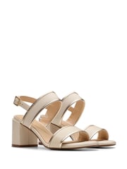 Clarks Cream Multi Ezoria Sling Sandals - Image 4 of 7