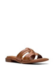 Clarks Brown Leather Ariany Mule Sandals - Image 3 of 7
