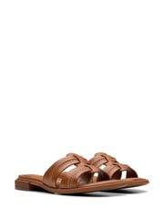 Clarks Brown Leather Ariany Mule Sandals - Image 4 of 7