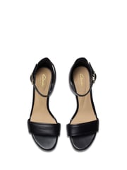 Clarks Black Leather Ezoria Mae Sandals - Image 6 of 7