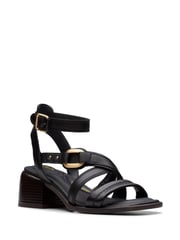 Clarks Black Leather Morwyn Strap Sandals - Image 3 of 7