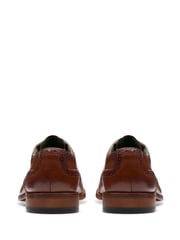 Clarks Brown Mid Tan Craft James Tip Shoes - Image 6 of 8