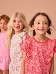 Laura Ashley Red/Pink Ric Rac Trim Short Sleeve 100% Cotton T-Shirts 3 Pack - Image 11 of 11