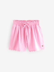 Laura Ashley Red/Pink 100% Cotton Jersey Shorts 3 Pack - Image 2 of 6