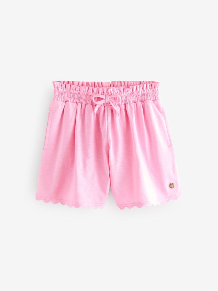Laura Ashley Red/Pink 100% Cotton Jersey Shorts 3 Pack - Image 2 of 6
