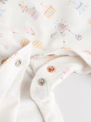 Pink 5 Pack Circus Print Baby Sleepsuit (0mths-3yrs) - Image 13 of 15
