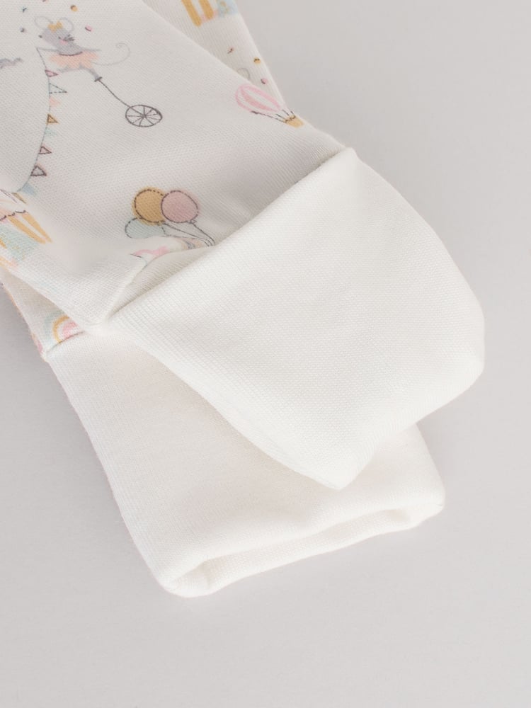 Pink 5 Pack Circus Print Baby Sleepsuit (0mths-3yrs) - Image 15 of 15