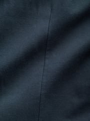 Navy Regular Fit Cotton Blend Blazer With Linen and Lyocell - Image 9 of 12