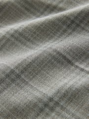 Taupe Tailored Fit Check Texture Suit Trousers - Image 8 of 13