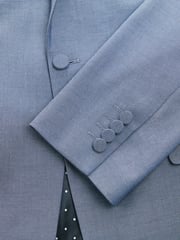 Blue Skinny Fit Suit Jacket - Image 10 of 10