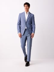 Blue Skinny Fit Suit Jacket - Image 2 of 10