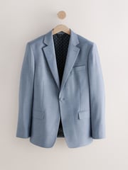 Blue Skinny Fit Suit Jacket - Image 6 of 10