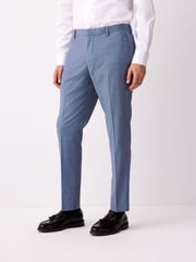 Blue Skinny Fit Suit Trousers - Image 1 of 5