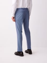 Blue Skinny Fit Suit Trousers - Image 3 of 5