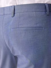 Blue Skinny Fit Suit Trousers - Image 4 of 5