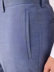 Blue Skinny Fit Suit Trousers - Image 5 of 5