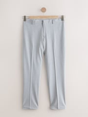 Grey Skinny Fit Striped Suit Trousers - Image 5 of 9