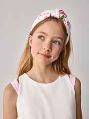 Baker by Ted Baker Pink Pleated Leg Floral Print Jumpsuit - Image 4 of 9