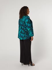 Live Unlimited Curve Jersey Seam Detail Black Trousers - Image 3 of 3