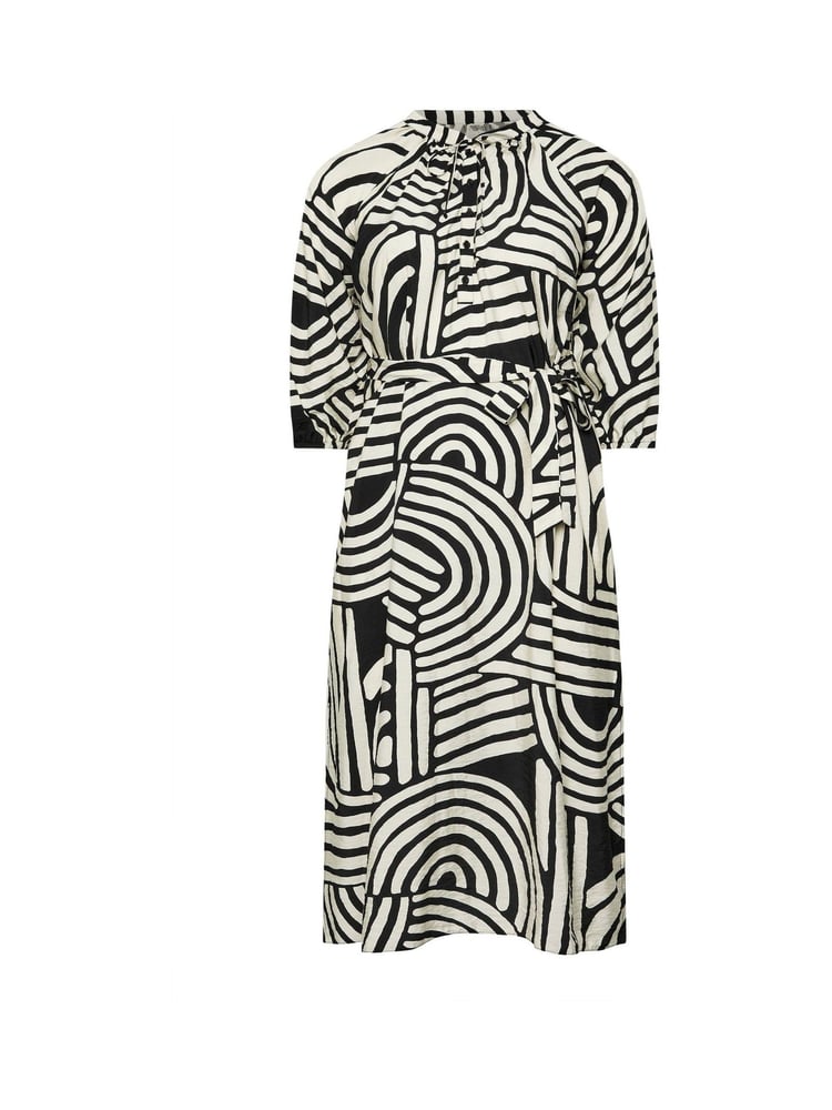 Evans Abstract Swirl Print Midi Dress - Image 5 of 5