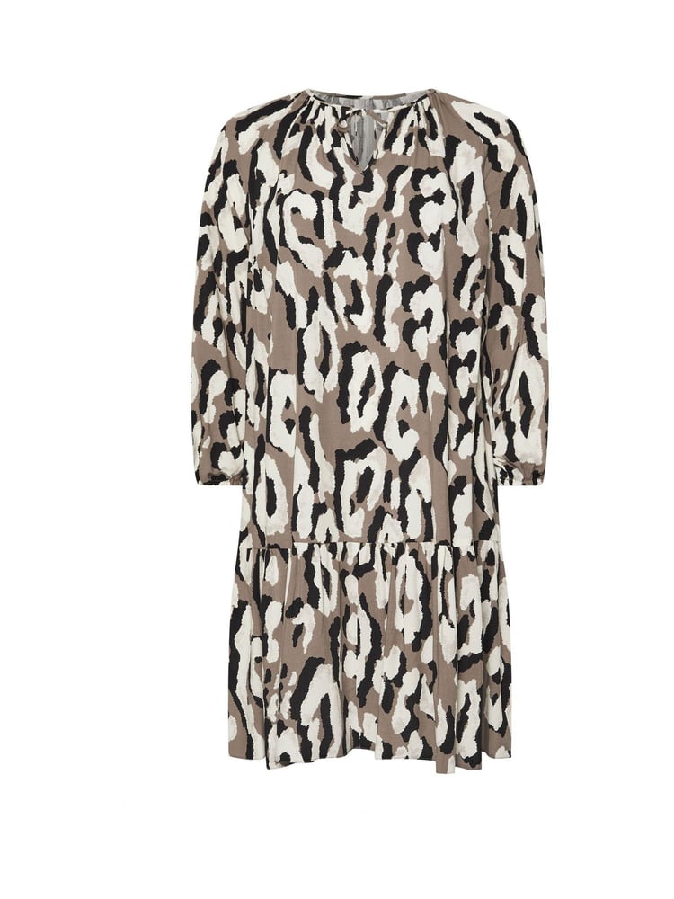 Evans Abstract Animal Print Mini Dress - Image 5 of 5