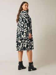 Evans Abstract Animal Print Mini Dress - Image 3 of 5