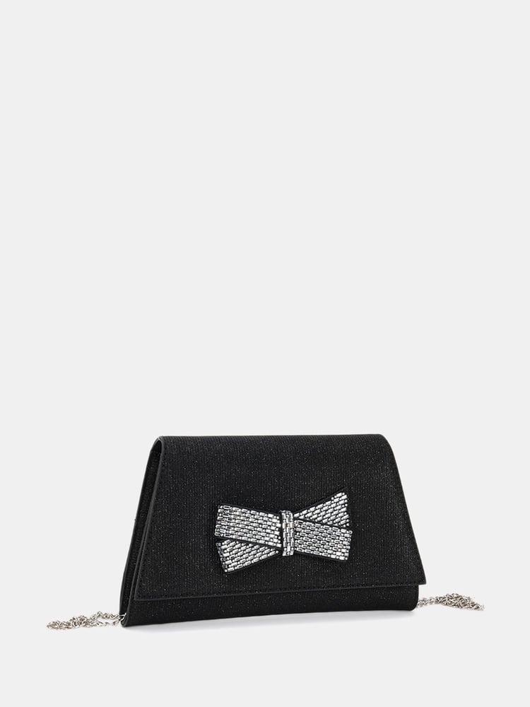Novo Black Annie Luxe Clutch Bag - Image 2 of 4 Novo Black Annie Luxe Clutch Bag - Image 2 of 4