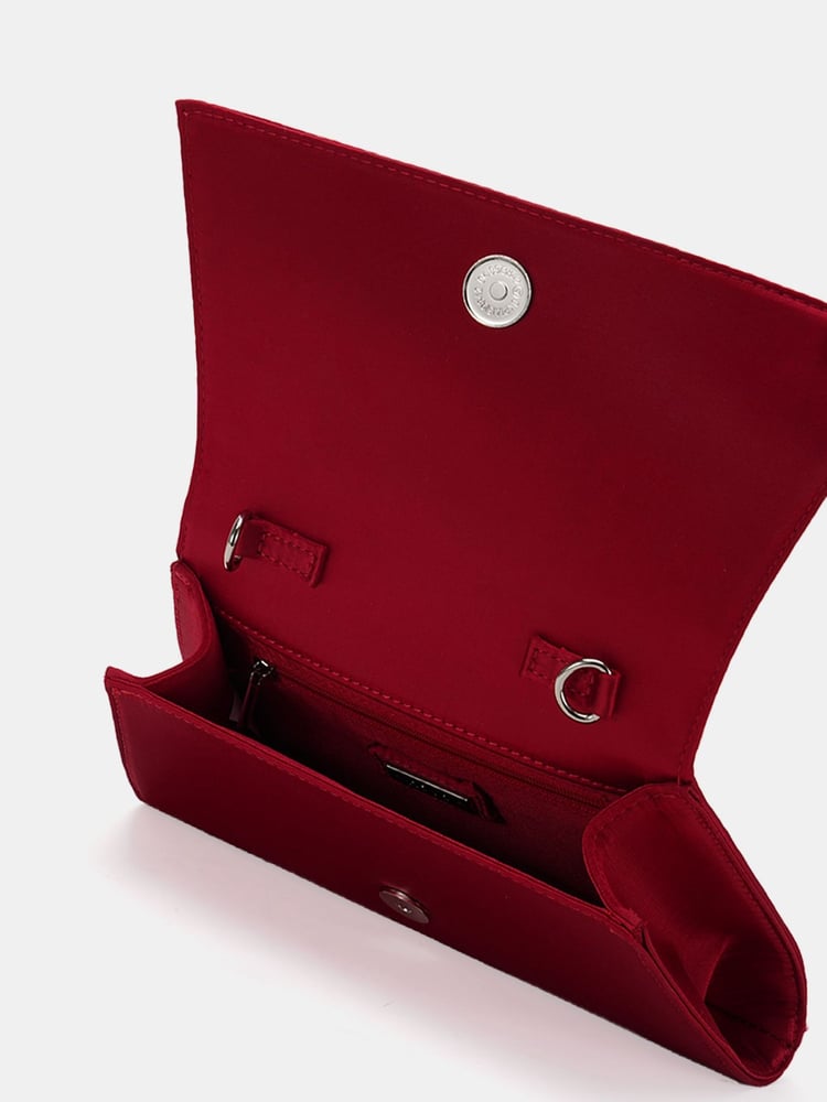 Novo Red Annie Luxe Clutch Bag - Image 4 of 4
