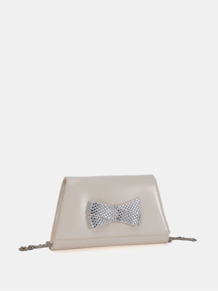Novo Cream Annie Luxe Clutch Bag - Image 2 of 4