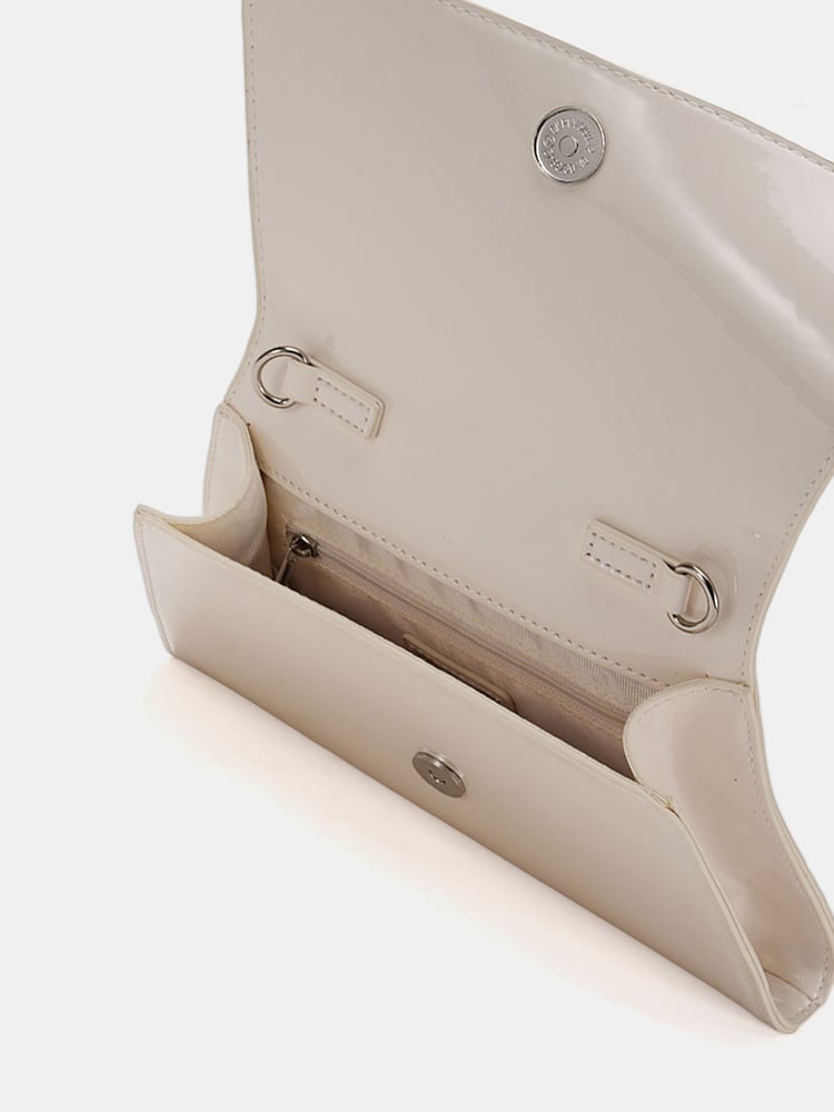 Novo Cream Annie Luxe Clutch Bag - Image 4 of 4