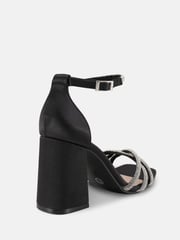Novo Black Cassia Diamante Block Heels - Image 3 of 6