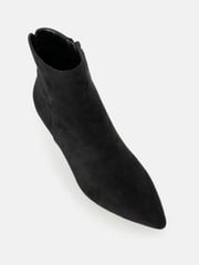 Novo Black Regular Fit Felicia Point Mid Heel Ankle Boots - Image 4 of 5
