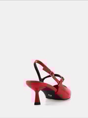 Novo Red Ispra Slingback Mary Jane Point Court Shoes - Image 4 of 6