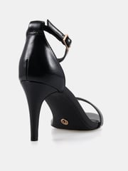 Novo Black Regular Fit Berril Two Part Mid Sandals - Image 2 of 5