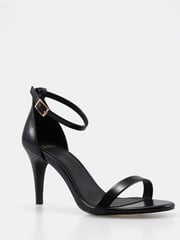 Novo Black Regular Fit Berril Two Part Mid Sandals - Image 4 of 5