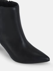 Novo Black Slim Harlie Block Heel Point Ankle Boots - Image 6 of 6