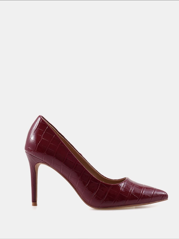 Novo Red Wide Fit Impossible Point Court Shoes - Image 2 of 6 Novo Red Wide Fit Impossible Point Court Shoes - Image 2 of 6