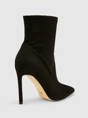 Novo Black Regular Fit Katya Point Stiletto Ankle Boots - Image 3 of 4