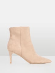 Novo Natural Regular Fit Felicia Point Mid Heel Ankle Boots - Image 2 of 5